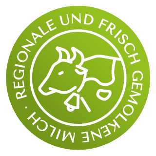 Siegel regionale Milch