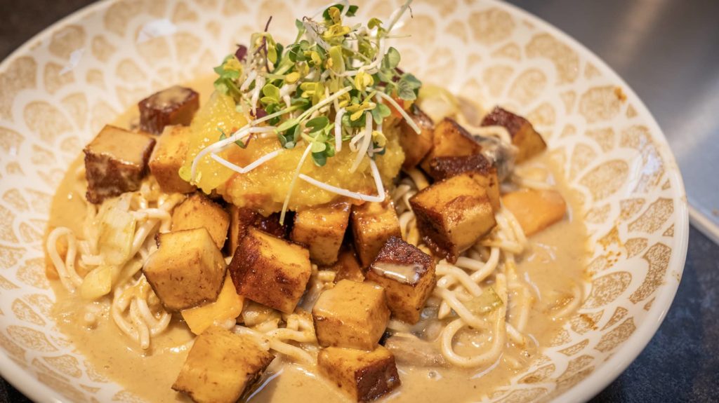 Thai Tofu im Teller